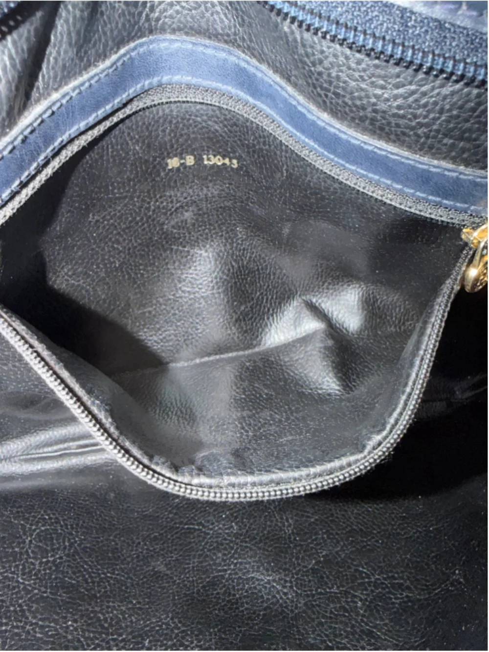 Women's Fendi Clutch Bag One Size Blue Black Striped